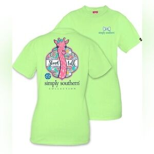 Simply Southern giraffe t-shirt